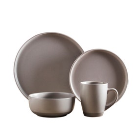 Barbary & Oak Avena Stoneware 16 Piece Dinner Set