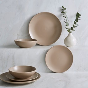 Stoneware 12 Piece Dinner Set
