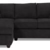 Althea 2-Piece Sectional with Left-Facing Chaise - Black