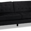 Anthena Polyester Sofa - Charcoal