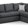 Athina 2-Piece Sectional with Left-Facing Queen Sofa Bed - Charcoal