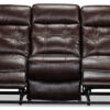 Cooper Leather Reclining Sofa - Brown