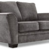 Daisy Loveseat - Charcoal