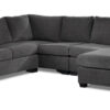 Danielle 3-Piece Sectional with Right-Facing Corner Wedge - Grey