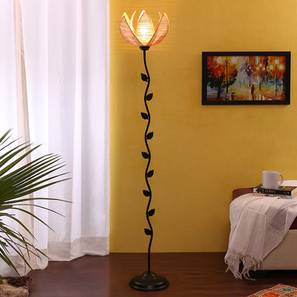 Davenport Black Bamboo Shade Floor Lamp