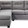 Estelle 2-Piece Sectional with Left-Facing Chaise - Grey