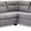 Estelle 2-Piece Sectional with Right-Facing Chaise - Grey