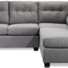 Estelle 2-Piece Sectional with Right-Facing Chaise - Grey
