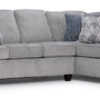 Galvan 2-Piece Sectional with Right-Facing Chaise - Grey