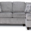 Galvan 2-Piece Sectional with Right-Facing Chaise - Grey
