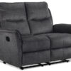 Grayson Reclining Loveseat - Charcoal