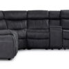 Haven 6-Piece Dual Power Reclining Sectional - Grey
