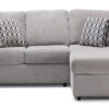 Jupiter 2-Piece Sectional with Right-Facing Chaise - Ash Grey