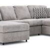 Jupiter 3-Piece Sectional - Ash Grey
