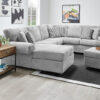 Jupiter 4-Piece Sectional with Left-Facing Chaise - Ash Grey