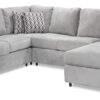 Jupiter 4-Piece Sectional with Right-Facing Chaise - Ash Grey