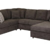 Jupiter 4-Piece Sectional with Right-Facing Chaise - Carbon