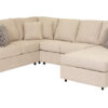 Jupiter 4-Piece Sectional with Right-Facing Chaise - Flax