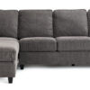 Kasey 2-Piece Sectional with Left Facing Chaise - Grey