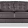 Kylie Leather Loveseat - Coffee