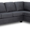 Lindsay 2-Piece Sectional with Right Facing Chaise - Grey