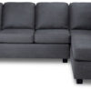 Lindsay 2-Piece Sectional with Right Facing Chaise - Grey