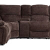 Maxwell 6-Piece Power Reclining Sectional with Console- Brown