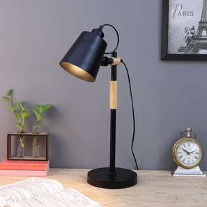 Modern Nordic Wood & Metal Study Lamp Modern Nordic Wood & Metal Study Lamp