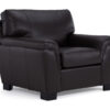 Reynolds Leather Chair - Coffee