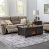 Roarke Reclining Sofa - Silver Grey
