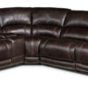 Santorini 5-Piece Power Reclining Sectional - Walnut