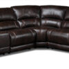 Santorini 6-Piece Power Reclining Sectional - Walnut