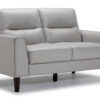 Verissimo Leather Loveseat - Silver
