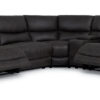 Weston 5-Piece Power Reclining Sectional with Console - Granite