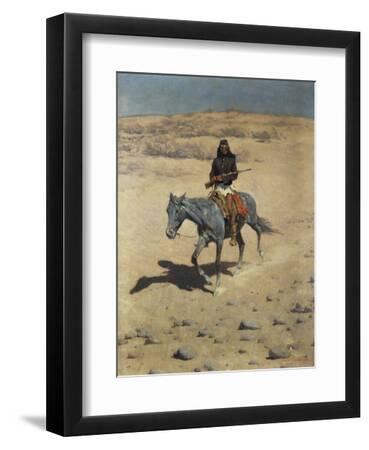 Apache Scout - Black Framed Art Print Wall Art, 9x12