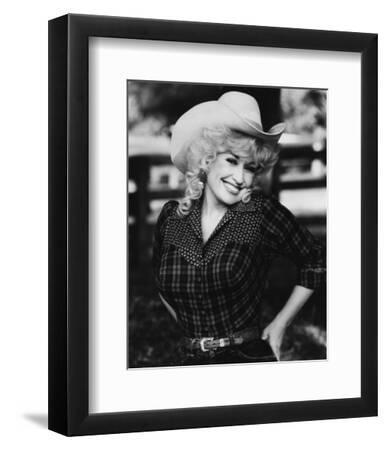 Dolly Parton - Black Framed Art Print Wall Art, 8x10