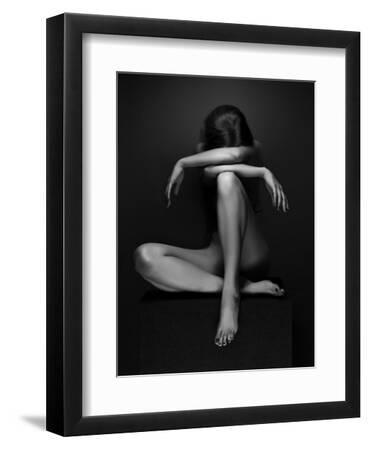 Eszter - Black Framed Art Print Wall Art, 9x12