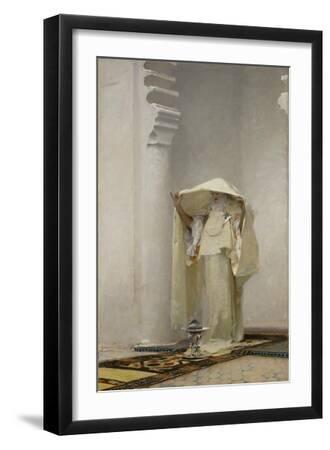 Fumée D'ambre Gris (Smoke of Ambergris), 1880 (Oil on Canvas) - Black Framed Art Print Wall Art, 12x18