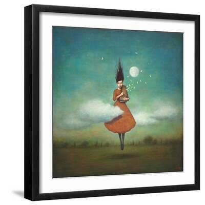 High Notes for Low Clouds - Black Framed Art Print Wall Art, 16x16