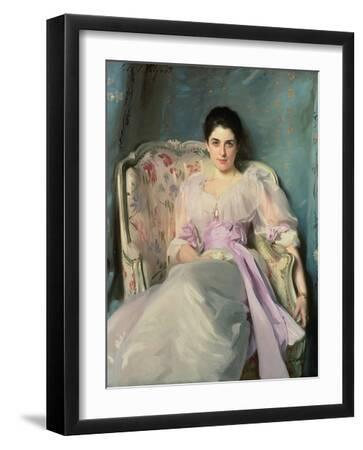 Lady Agnew of Lochnaw, C.1892-93 - Black Framed Art Print Wall Art, 12x16