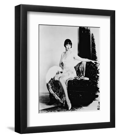 Louise Brooks - Black Framed Art Print Wall Art, 8x10 Louise Brooks - Black Framed Art Print Wall Art, 8x10
