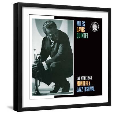Miles Davis, Collector's Items - Black Framed Art Print Wall Art, 16x16