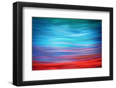 Morning Sail - Black Framed Art Print Wall Art, 12x8