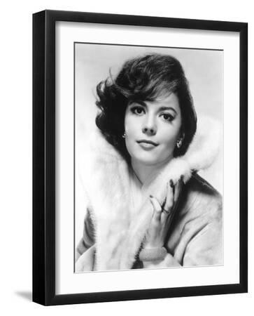 Natalie Wood, 1960s - Black Framed Art Print Wall Art, 12x16