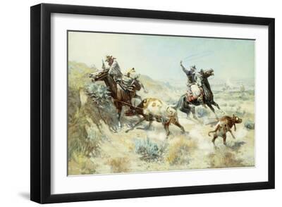 Range Mother, 1908 - Black Framed Art Print Wall Art, 18x12