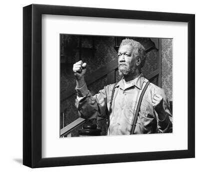 Redd Foxx, Sanford and Son (1972) - Black Framed Art Print Wall Art, 10x8