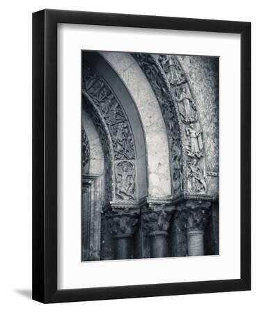 San Marco Basilica, Piazza San Marco, Venice, Italy - Black Framed Art Print Wall Art, 9x12
