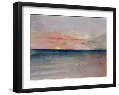 Sunset - Black Framed Art Print Wall Art, 16x12
