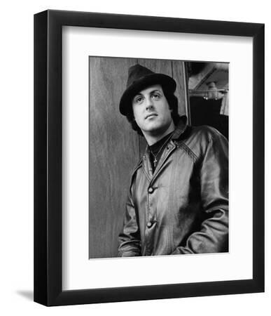 Sylvester Stallone - Black Framed Art Print Wall Art, 8x10
