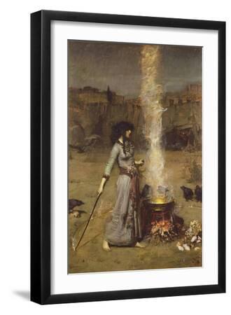 The Magic Circle - Black Framed Art Print Wall Art, 12x18